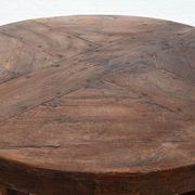 Rustic Brutalist Wooden Dining Table, France 1920s