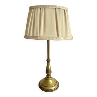 Antique gilded brass lamp