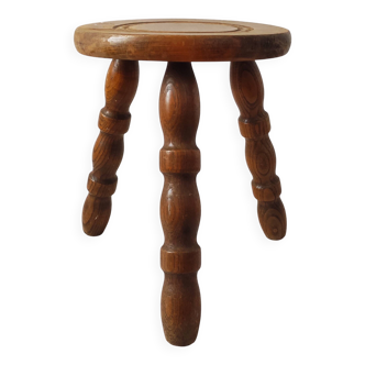 Vintage 1960s tripod stool