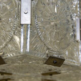 Suspension cube cut glass of kamenický senov, 1970