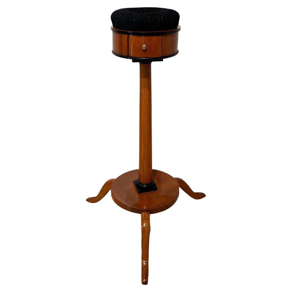 Biedermeier Sewing Stand in Cherrywood, South Germany, 1825
