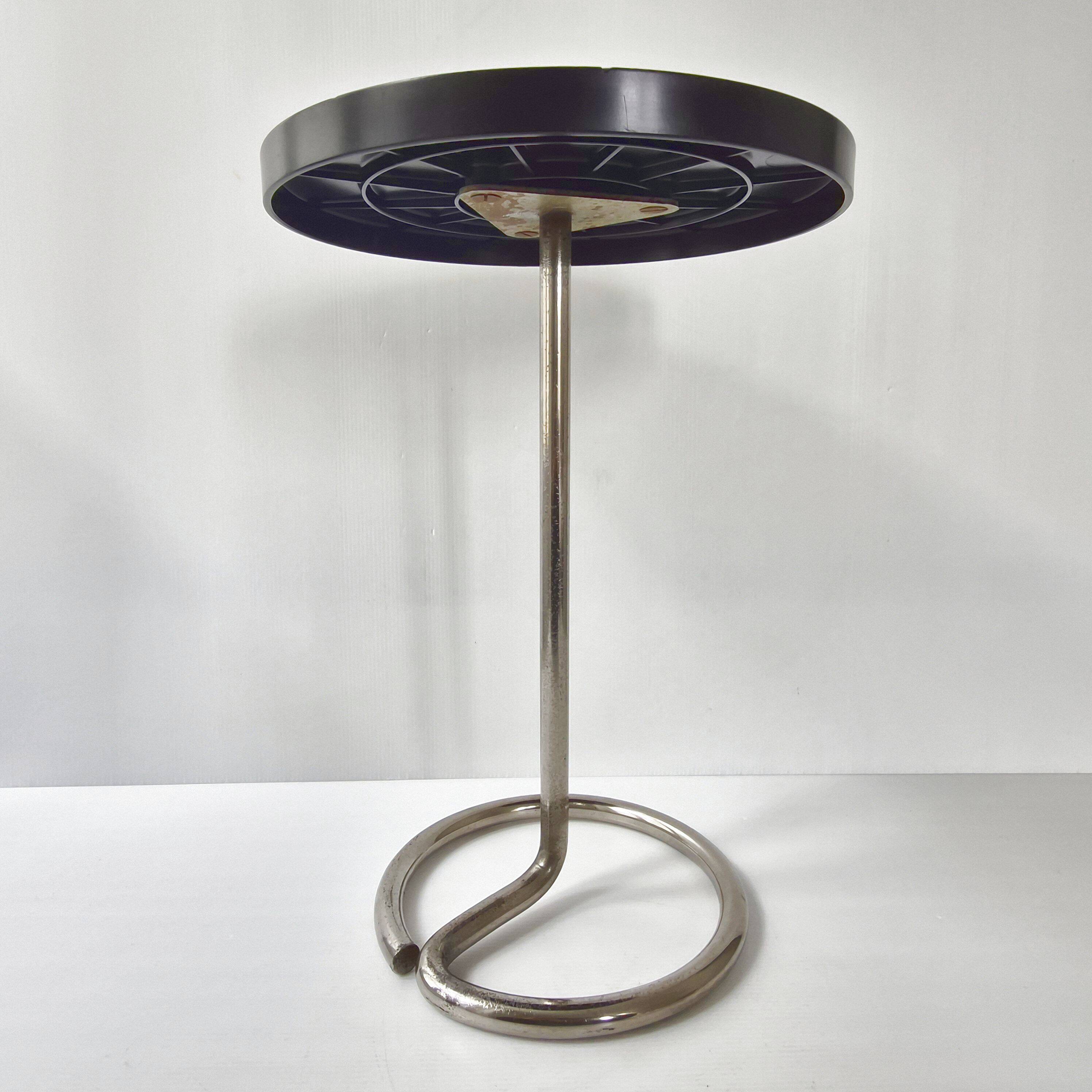 Side table guéridon by René Herbst for Stablet