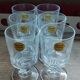 6 petits verres en cristal trempé d'environ 10 cl