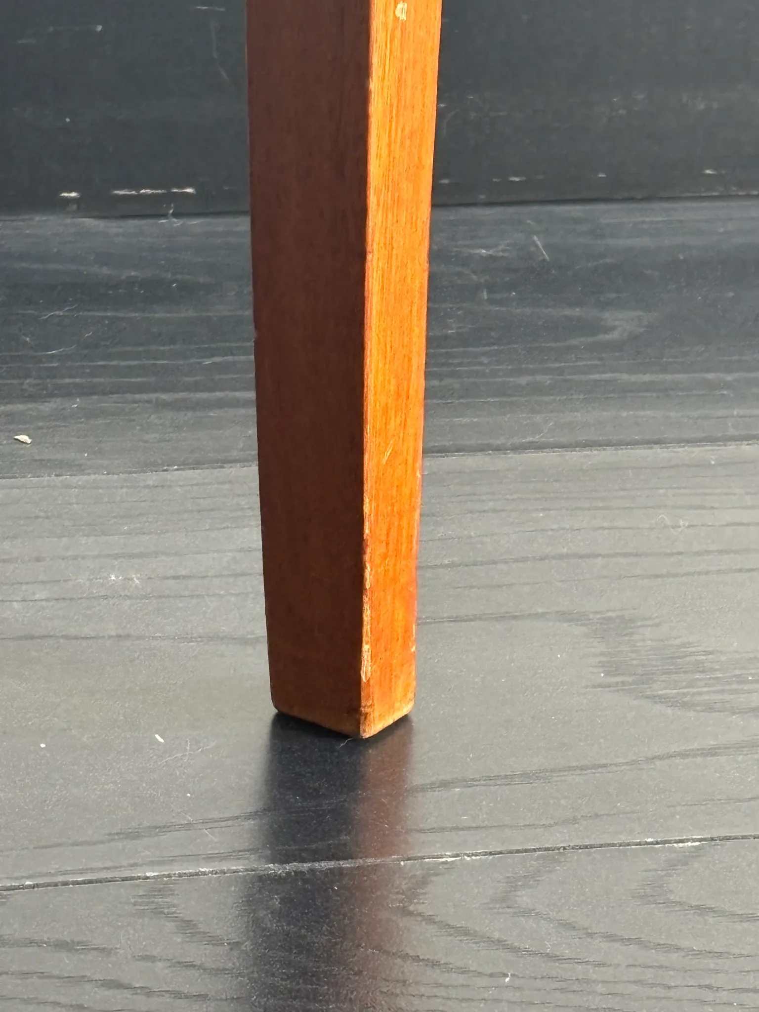 Vintage 1950 Hainke Germany round wooden coffee table - 61 cm