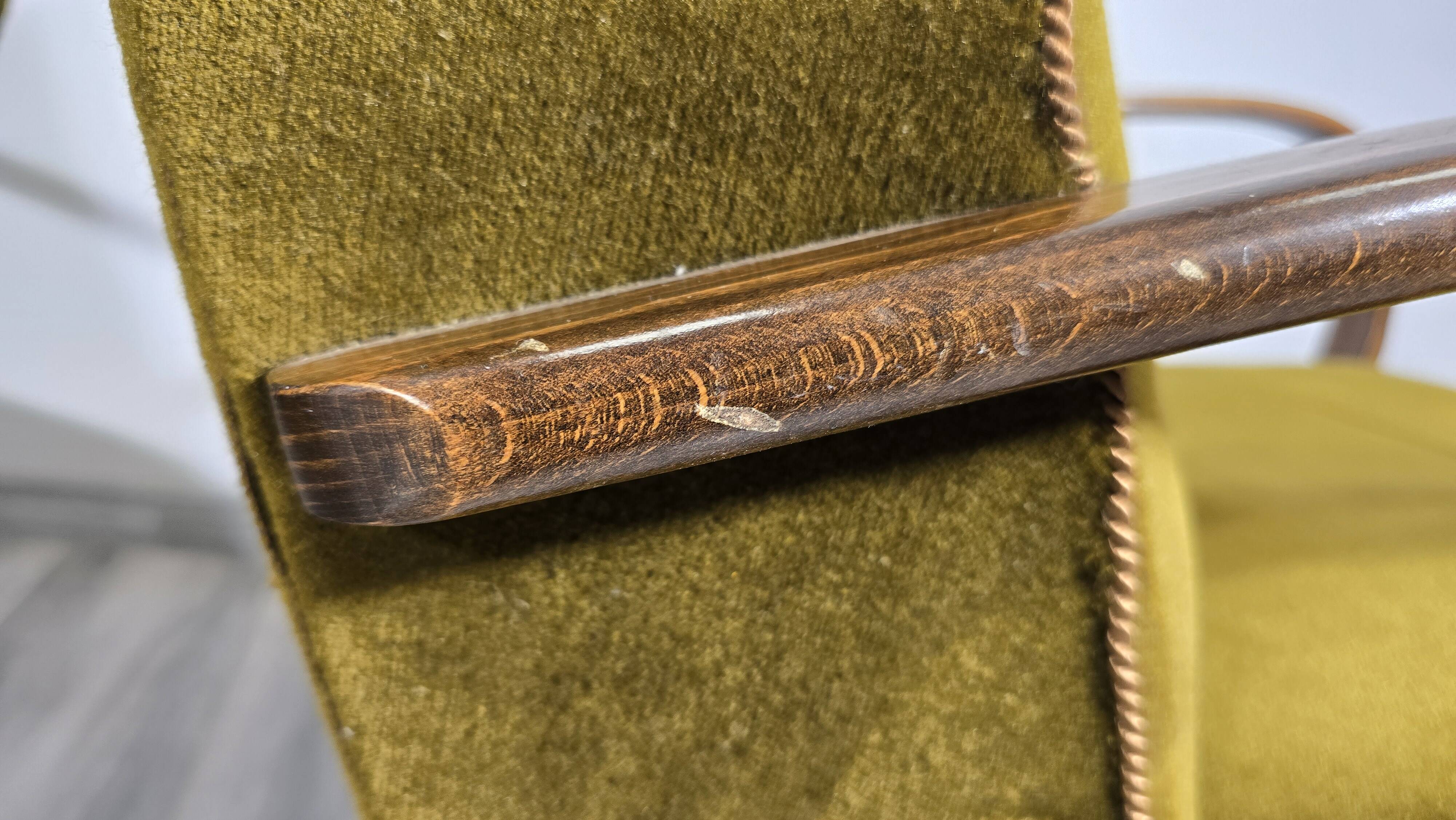 Fauteuils de Jindrich Halabala, années 1940, ensemble de 2