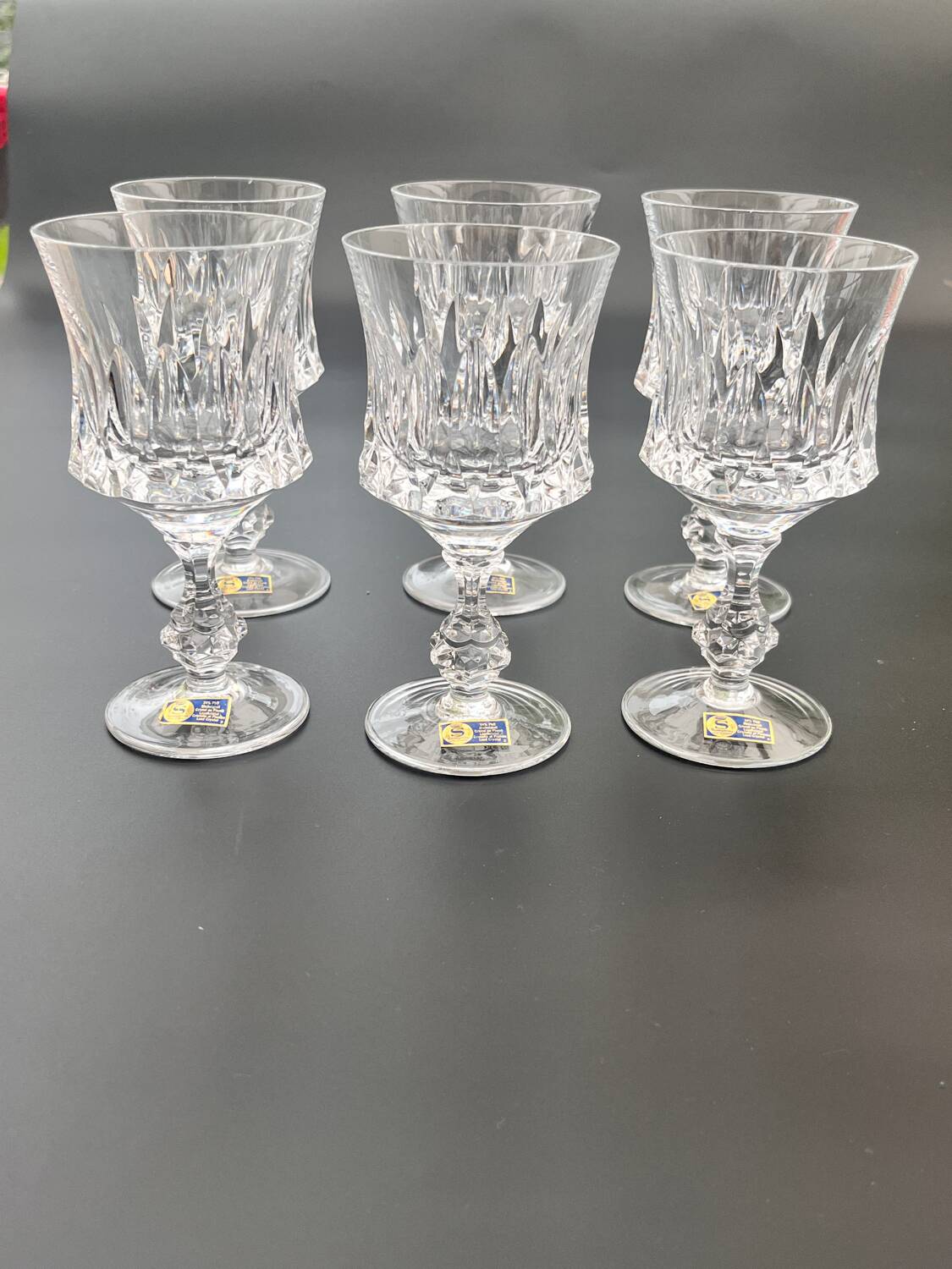 Set of 6 Speigelau crystal glasses