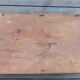 Petit plateau ancien bois, laiton et tôle lithographiee