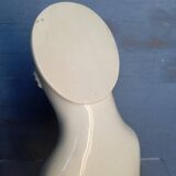 Virgin white ceramic bust / ecru ep 1950