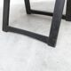 Chaise pliante Aldo Jacober pour Alberto Bazzani noire 1960 d'origine