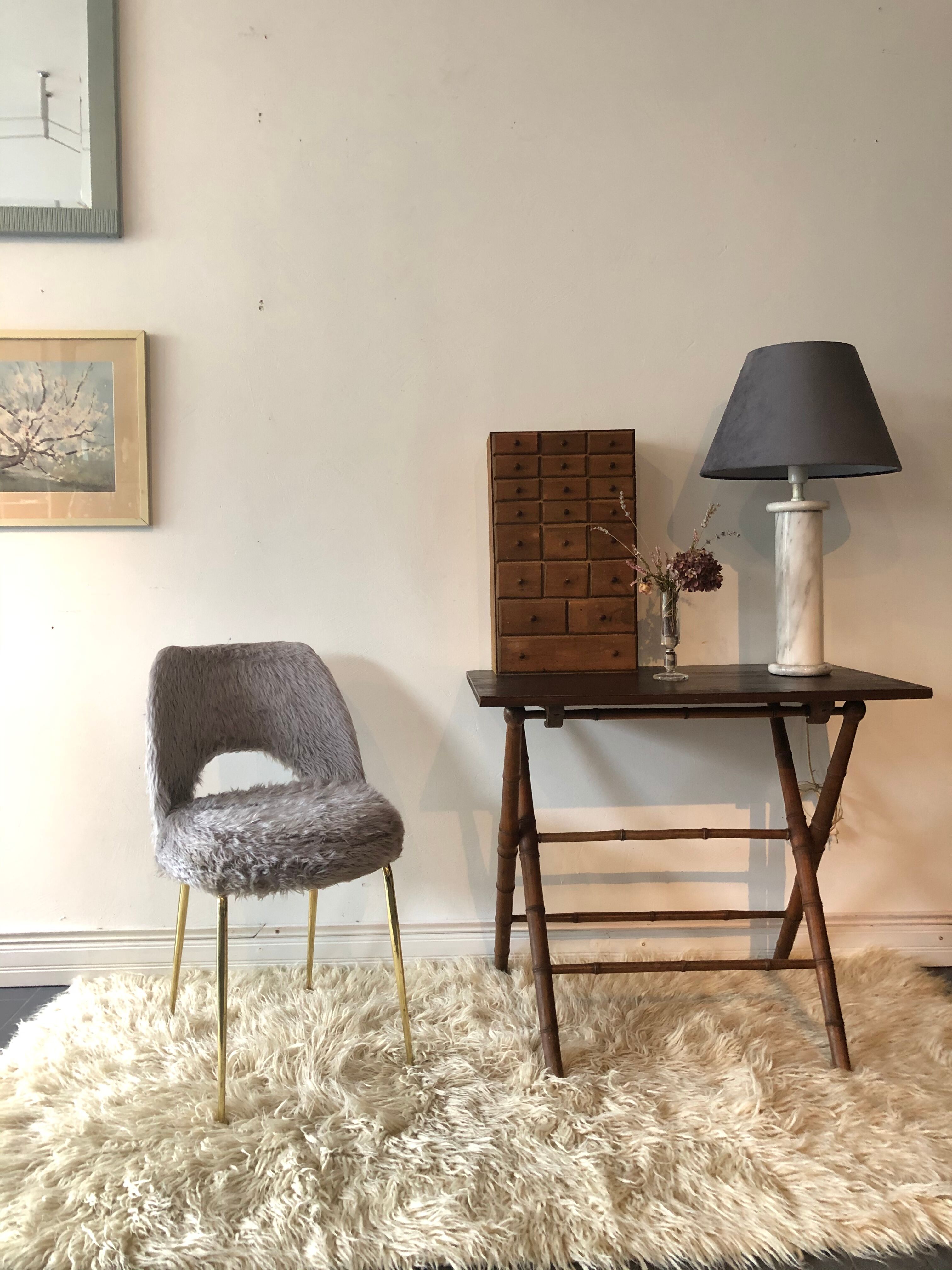 Vintage barrel chair