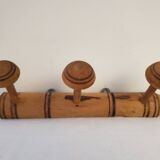 Wooden coat rack