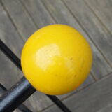 Vintage coat rack 50s with colored balls