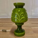 Large glass lamp Scandinavian design 1950.