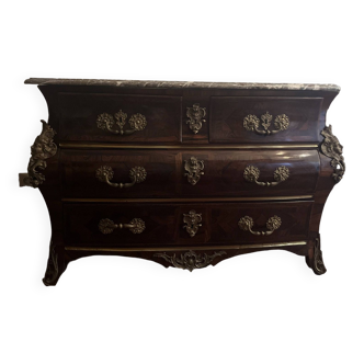 Curved Louis XV Tomb Commode