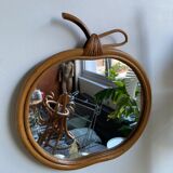 Mirror "apple" rattan