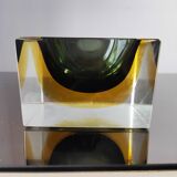 Murano glass ashtray Sommerso Italy 1970