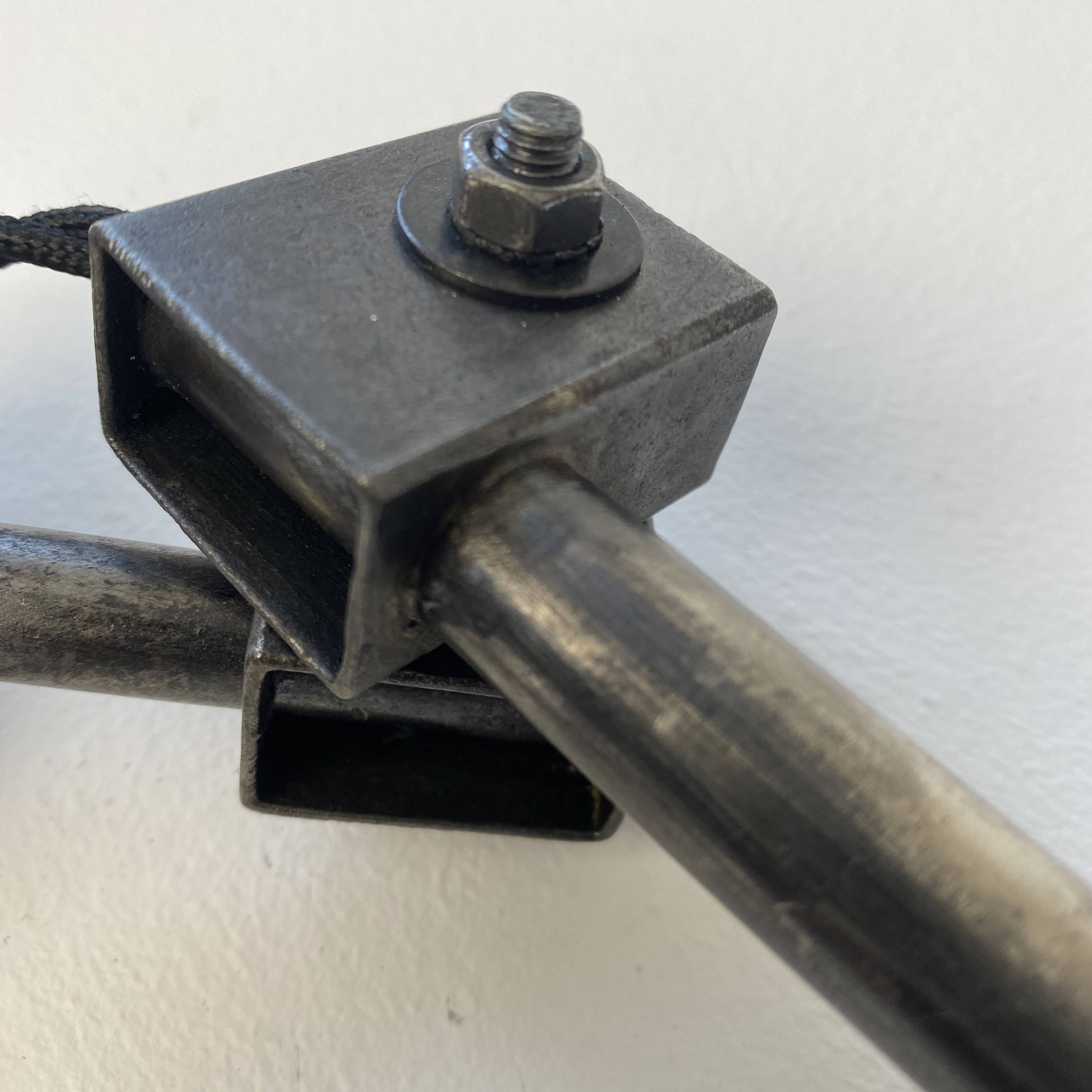 Vintage industrial workshop wall light from the 1950s.