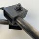 Vintage industrial workshop wall light from the 1950s.