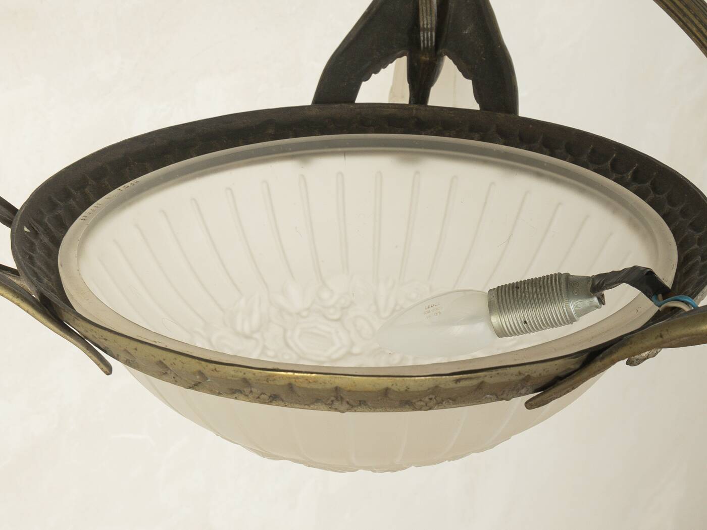 Lumière de plafond Art Déco des années 1920