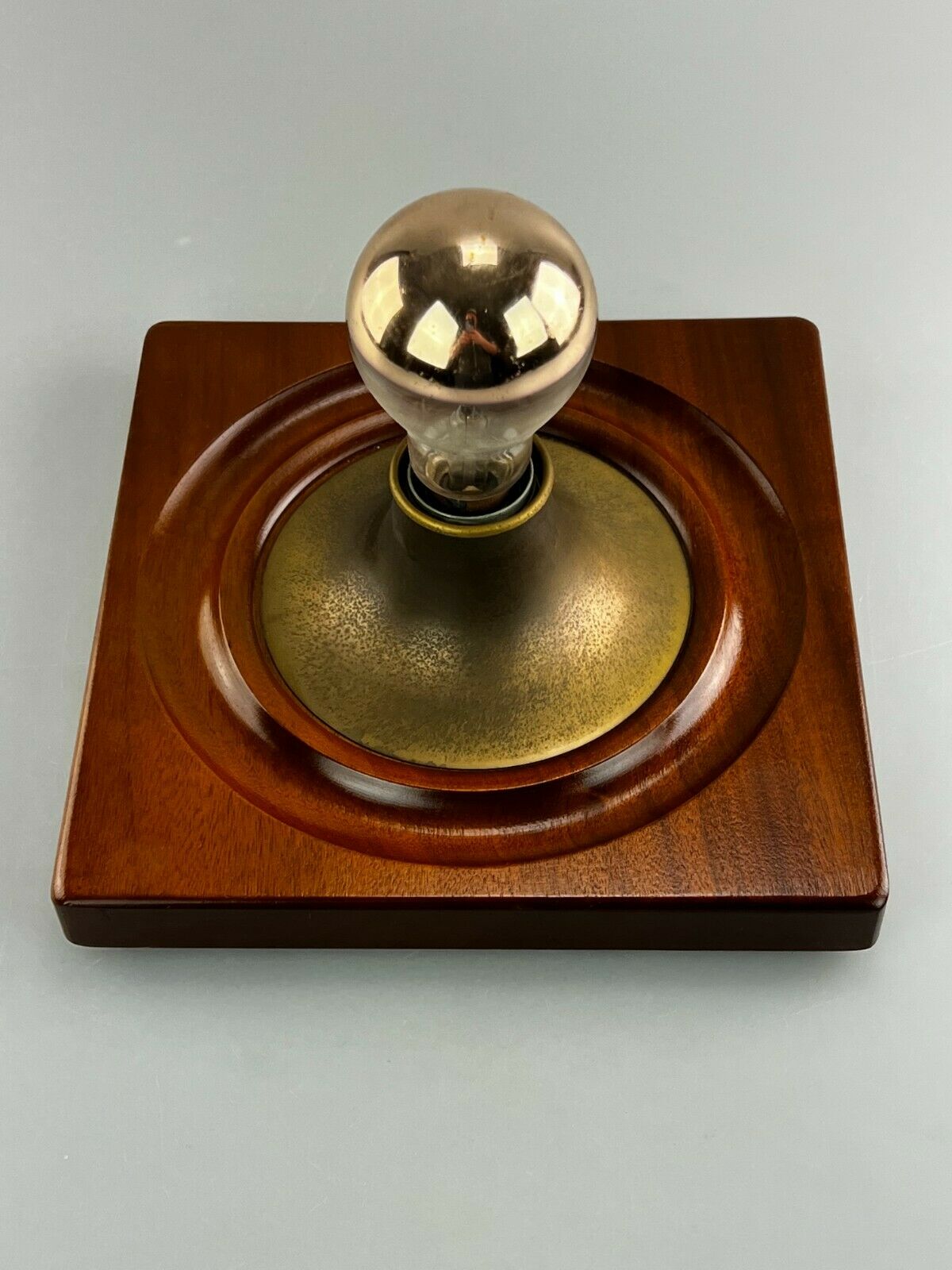 60s 70s lamp light wall lamp wood metal Space Age Design 60s 70s