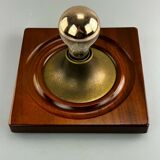 60s 70s lamp light wall lamp wood metal Space Age Design 60s 70s