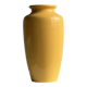 Vase jaune oblong années 90 H26
