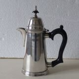 Silver-plated metal teapot