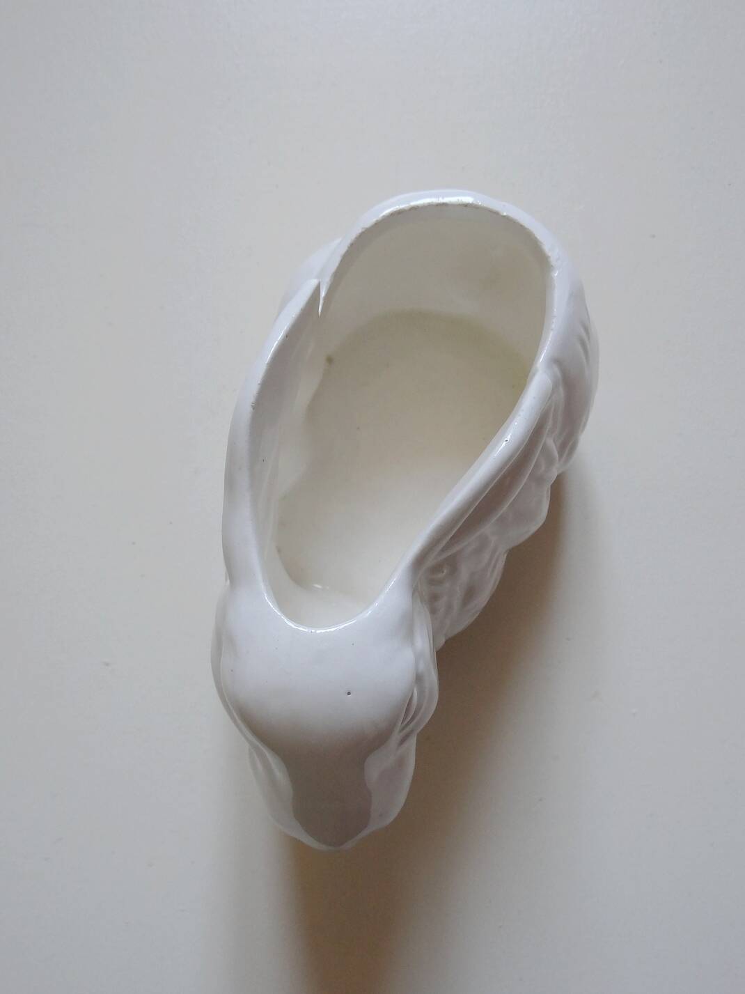 Small earthenware rabbit pot holder