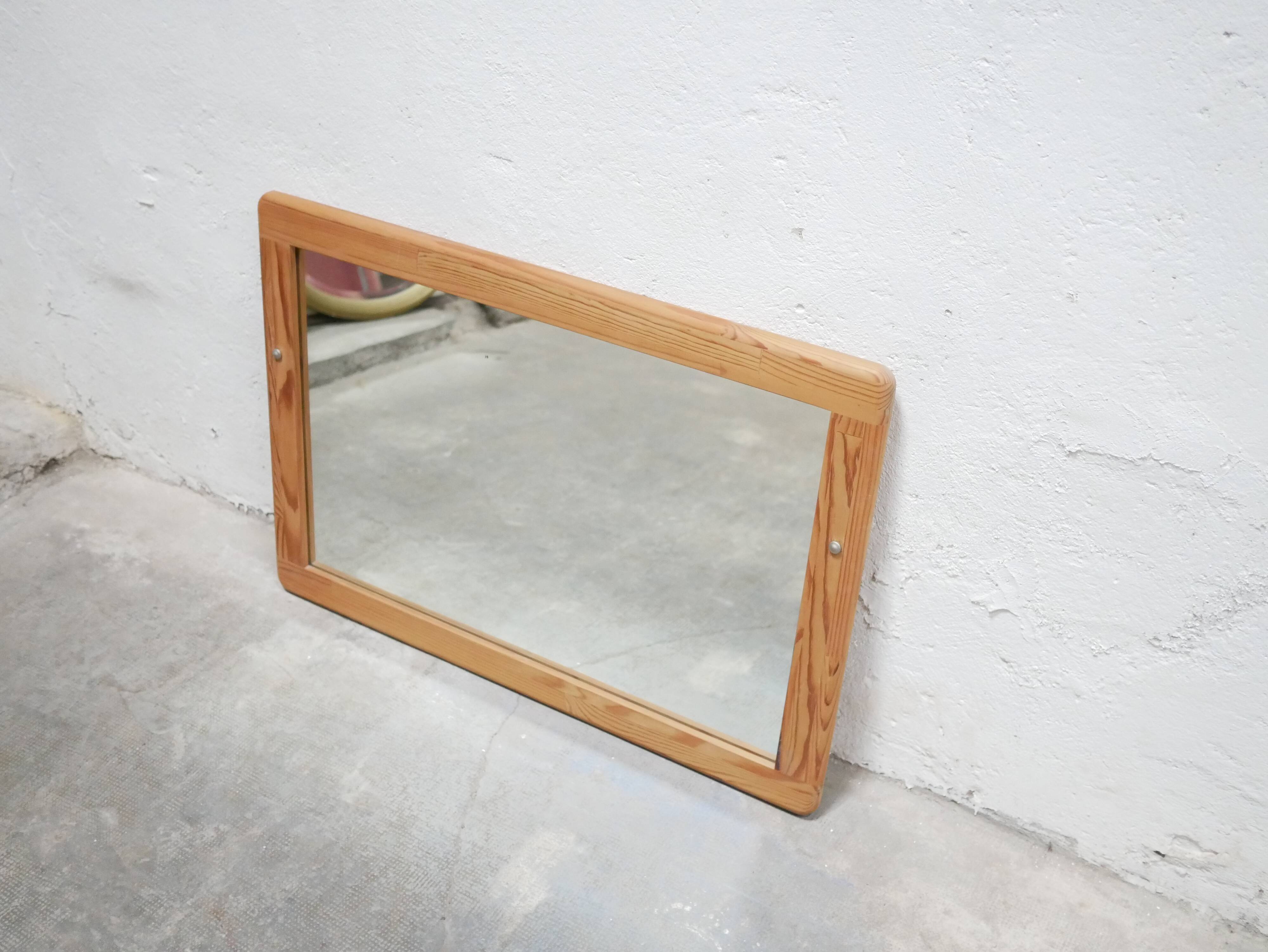 Vintage pine mirror