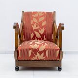 Pair of Italian Art Deco Armchairs Attributed to Maurizio Tempestini, 1940s