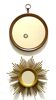 2 sun mirrors vintage