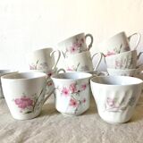 Mismatched porcelain cups