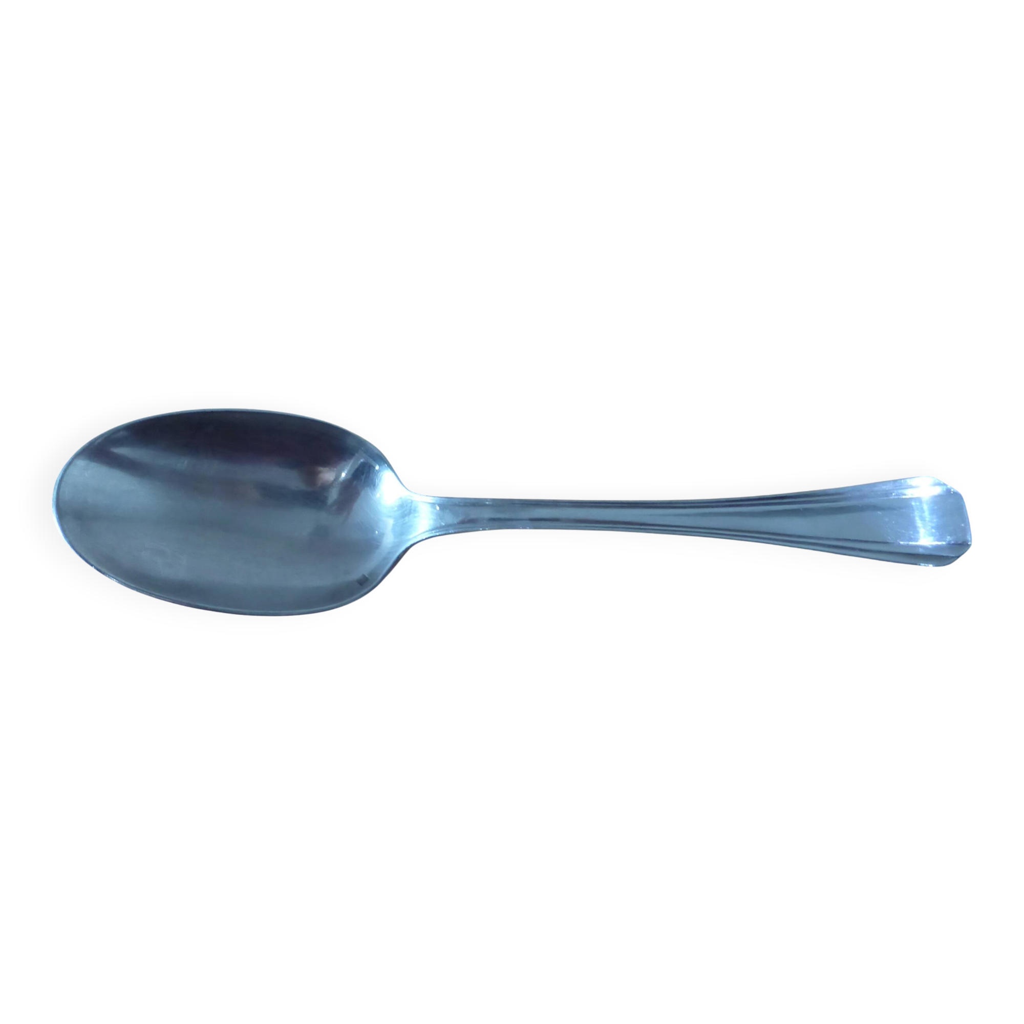 Silver-plated metal soup spoon Christofle 240557