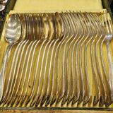 Christofle cutlery set, crossed ribbons model.