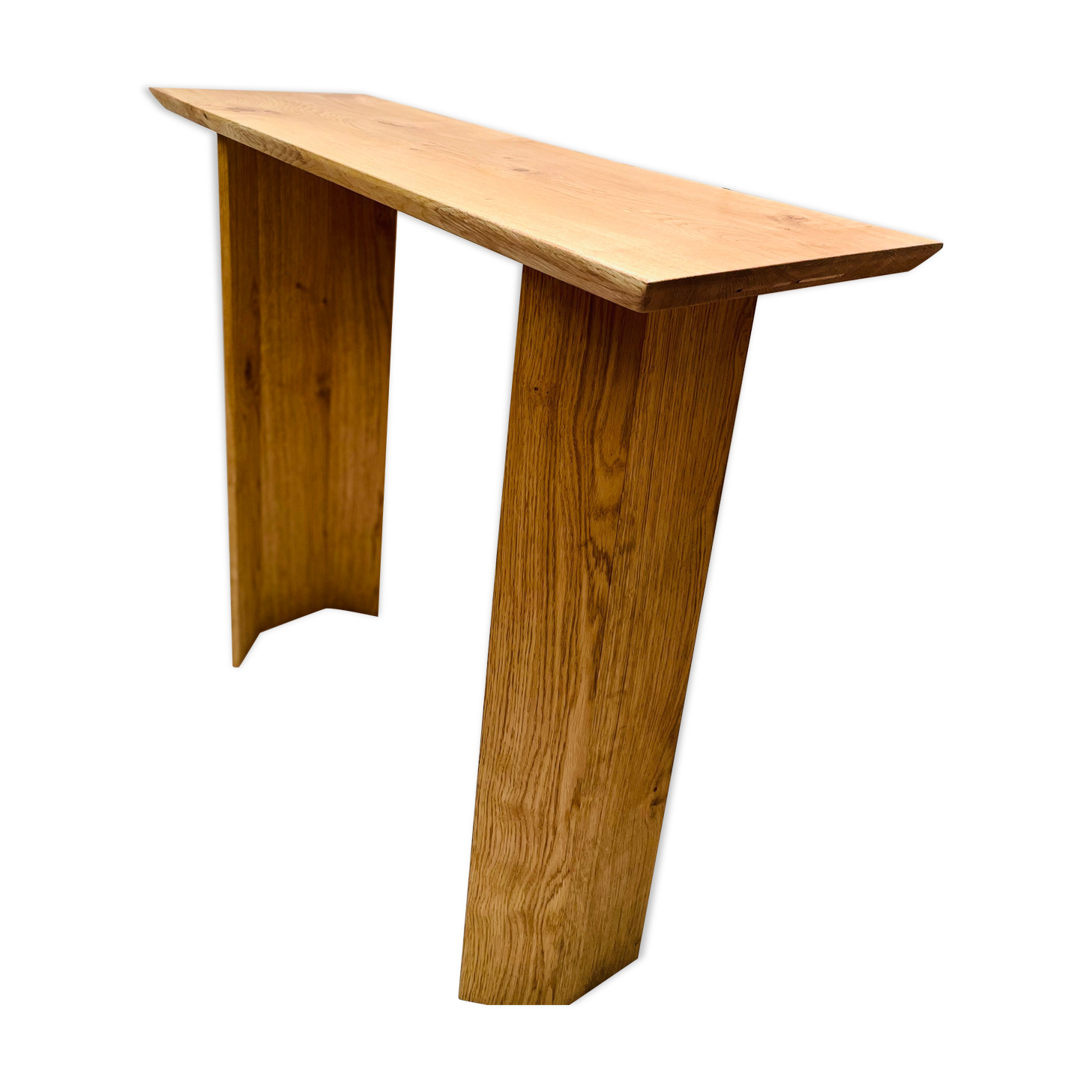 Solid wood console