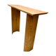Solid wood console