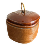 Longchamp leather and ceramic box