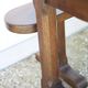Farmhouse table and two benches, antique wooden farmhouse table, living room furniture, country style, chalet style, decor