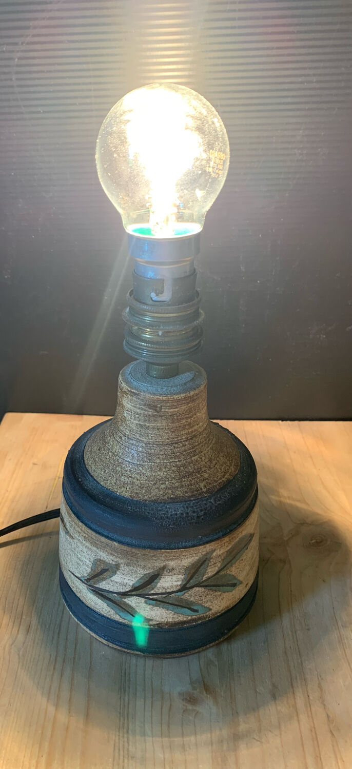 Pied de lampe signe Le Trident Vallauris