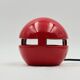 Red Space Age lamp in ceramic, Italy, 1970s.
