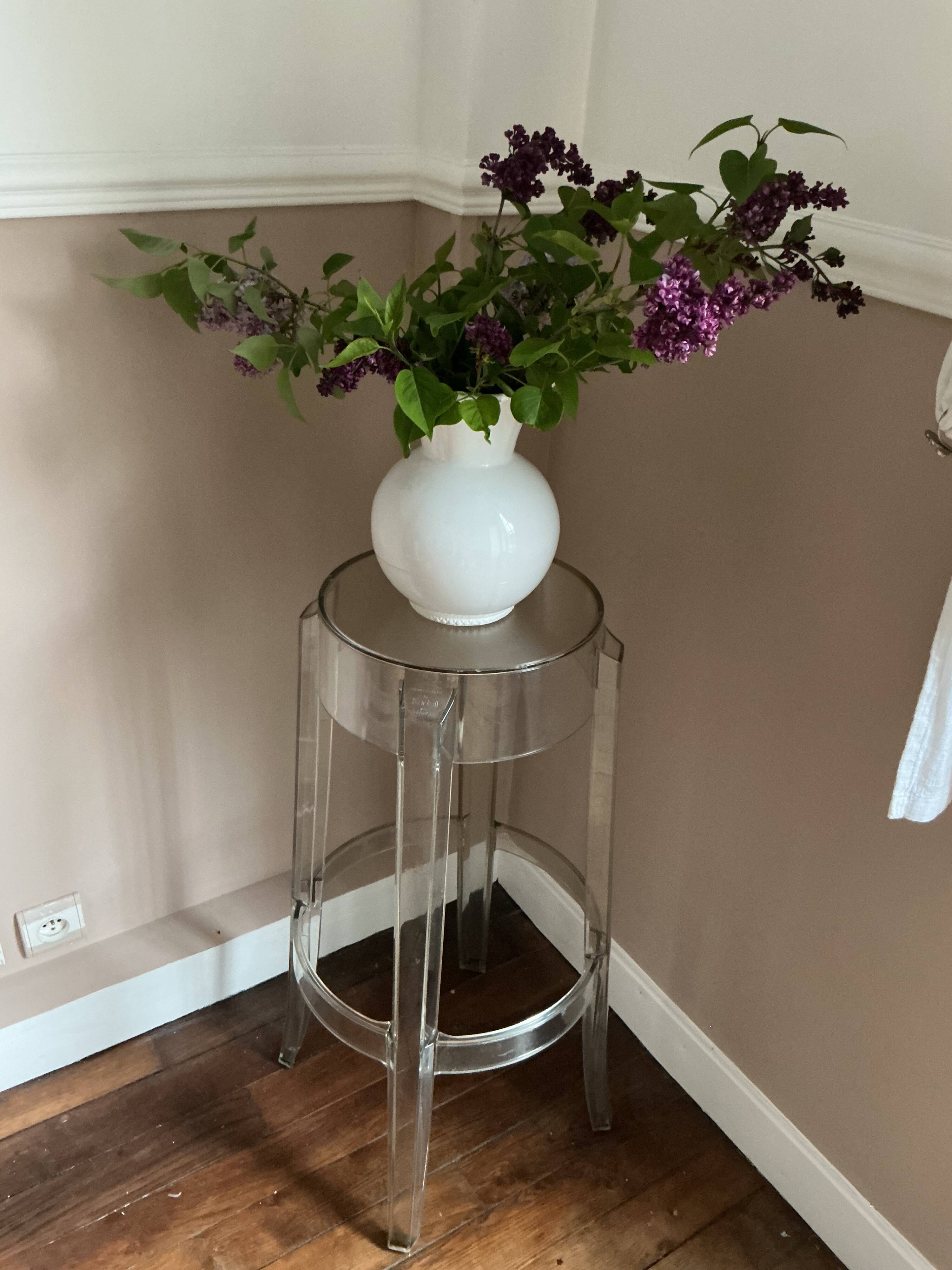 Tabouret Kartell - Charles Ghost - Philippe Starck 2005