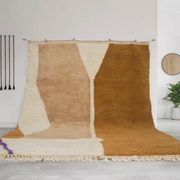 Tapis en laine pure fait main artisanale taille 150 x 250 cm