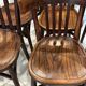 Set of 12 mismatched bistro chairs Baumann & Fischel 1930