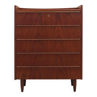 Commode en teck, design danois, années 1970, production : Danemark
