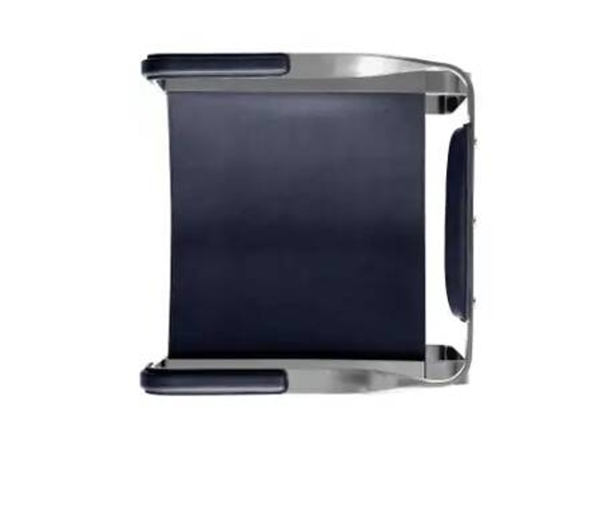 Wanderlust bar stools with backrest, blue and metal.