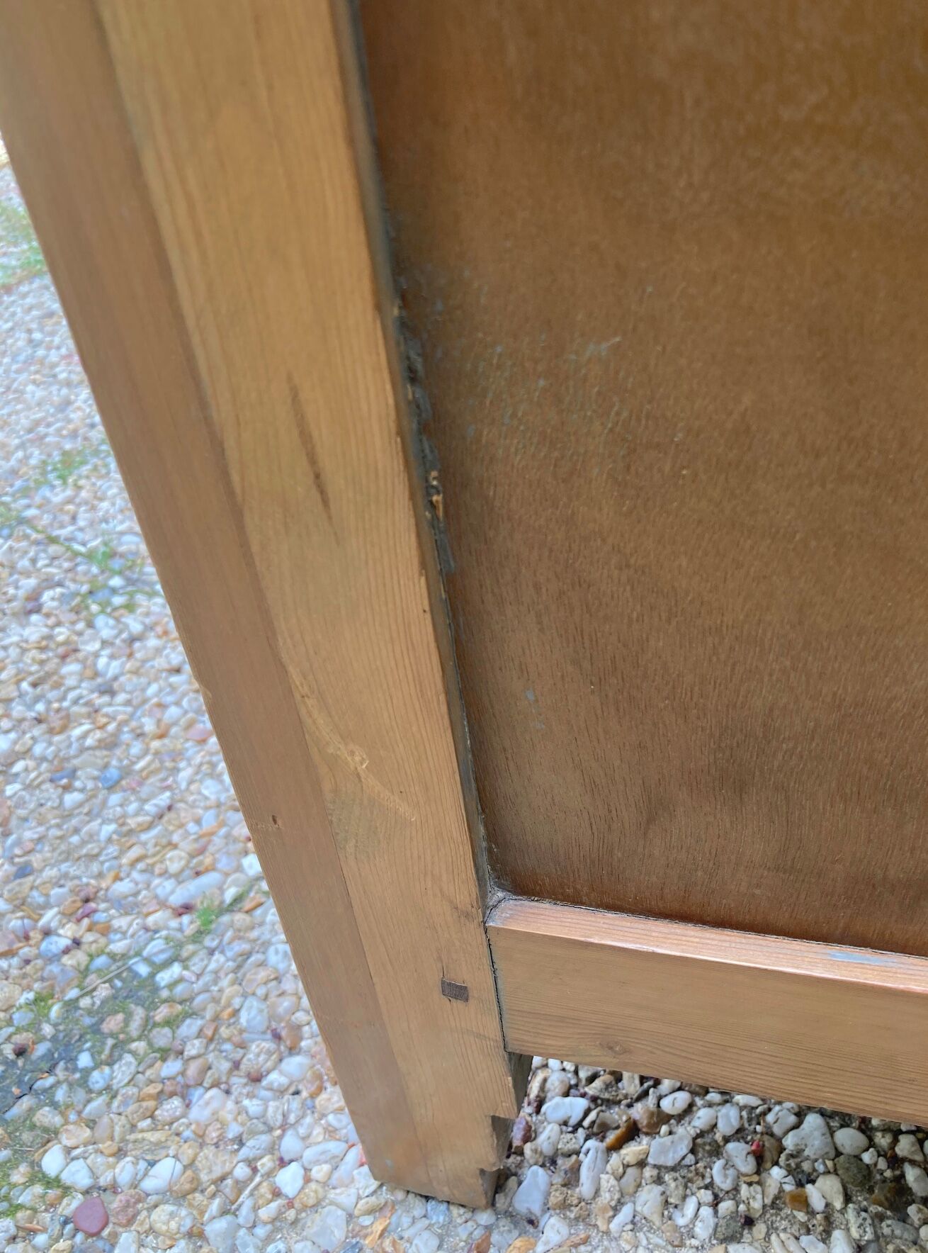 Vintage glazed Parisian wardrobe