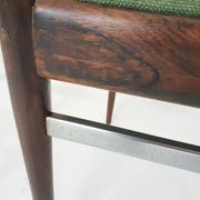 Ensemble de quatre chaises de salle à manger AWA en palissandre, Pays-Bas des années 1960