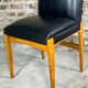 Armchair with vintage system 1950 in wood and imitation