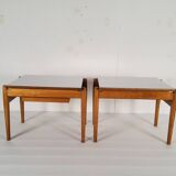 Wooden side table, Van Den Berghe-Pauvers, Belgium