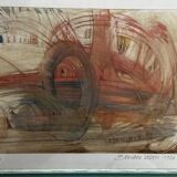 Lithograph 1/10 signed Bernard Ledein - 1986